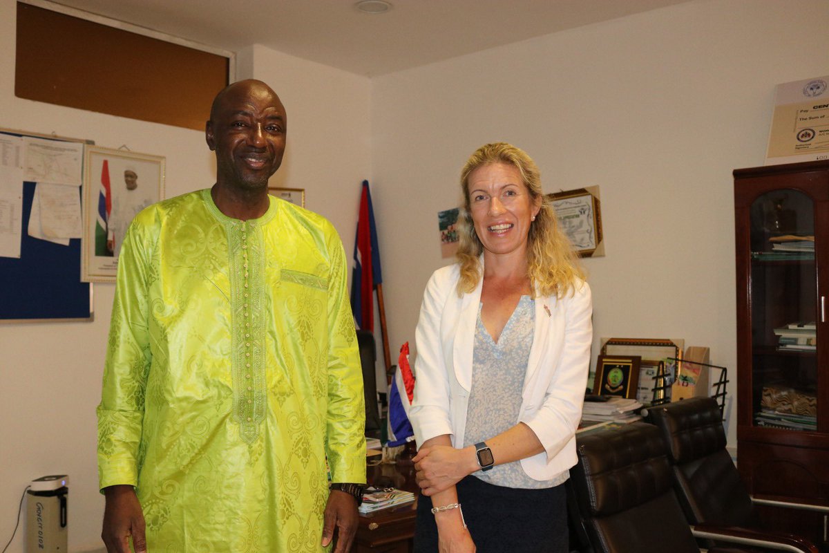 UK In The Gambia🇬🇧🇬🇲 (@ukinthegambia) on Twitter photo An exciting visit to meet with regional authorities on 🇬🇧-🇬🇲relations.
<a href="/HCKingFCDO/">Harriet King</a> gained deeper insights into the regions’ priorities,challenges,& explored opportunities for future collaboration.
A special thank you to the Governors of NBR, CRR, &CRR for their warm hospitality An exciting visit to meet with regional authorities on 🇬🇧-🇬🇲relations.
<a href="/HCKingFCDO/">Harriet King</a> gained deeper insights into the regions’ priorities,challenges,& explored opportunities for future collaboration.
A special thank you to the Governors of NBR, CRR, &CRR for their warm hospitality