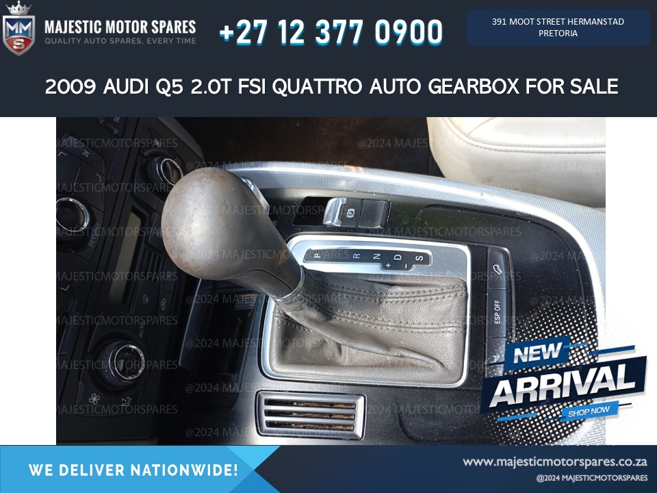 SpareMotor's tweet image. 2009 Audi Q5 2.0T FSI Quattro Automatic gearbox for Sale
#AudiQ5 #2009AudiQ5 #AutomaticGearbox #FSI #QuattroTransmission #GearboxForSale #AudiParts #CarTransmission #UsedCarParts #AudiTransmission #AutomaticTransmission
majesticmotorspares.co.za