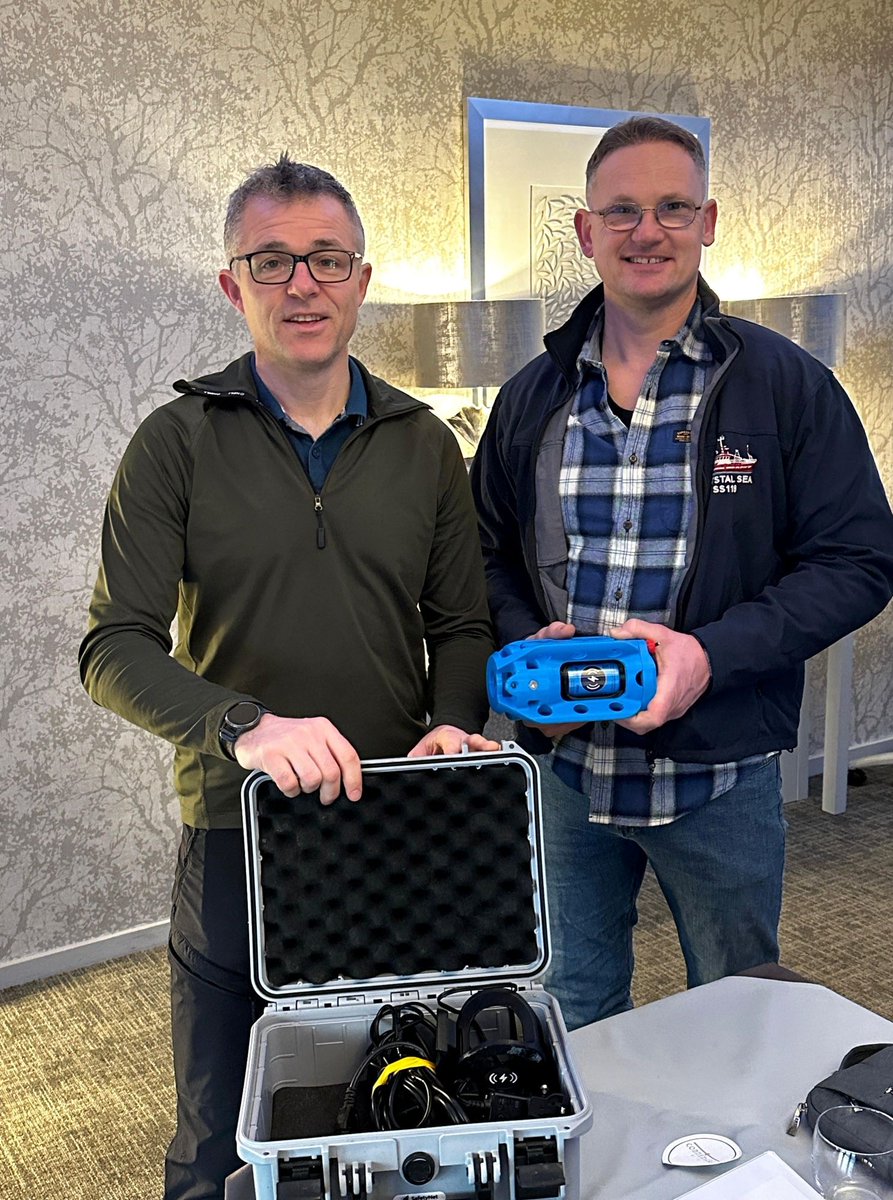 CatchCam_Tech's tweet image. Great to hand over a SeaSensor to David Stevens from the Crystal Sea – a 24.5m twin-rig trawler – at the @Fishing_future event in the Clyde, #Scotland ⬇️
Find the full product specs on our website or contact our team: buff.ly/4gp3K8A
@cft_scot @CFAScot