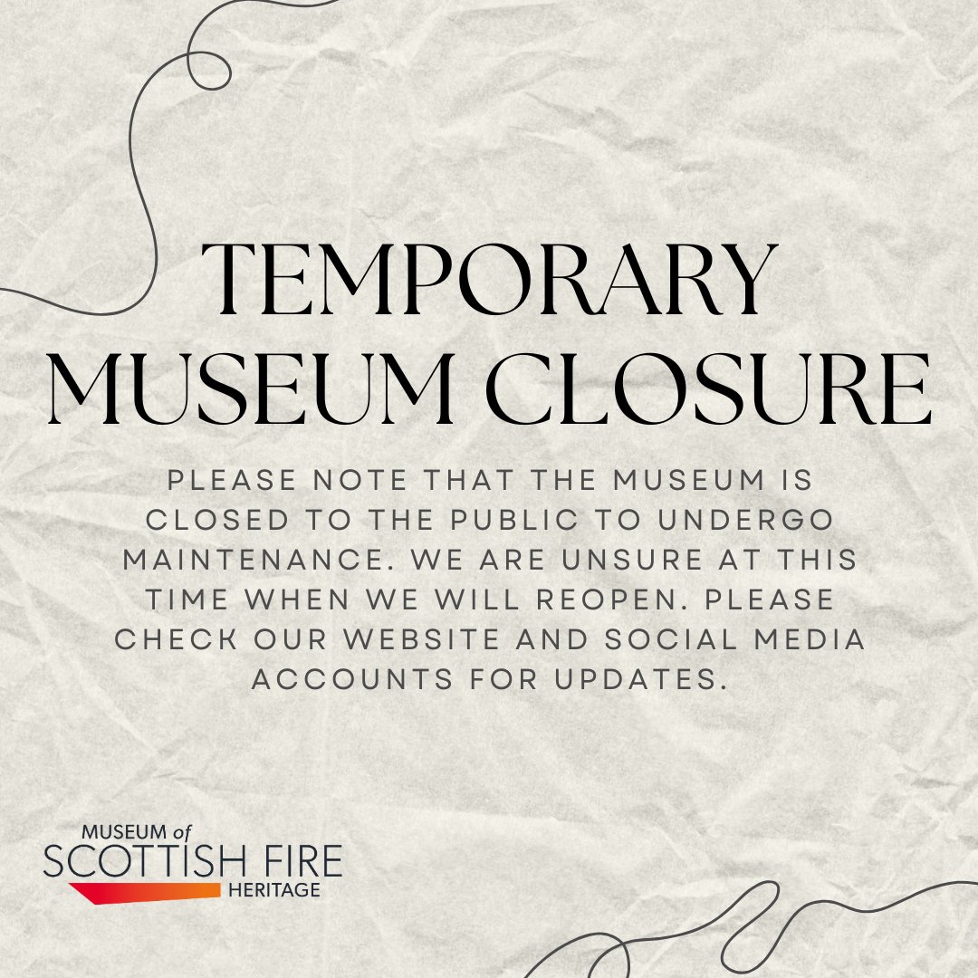 Temporary Museum Closure
Please note that the museum is closed to the public to undergo maintenance. We are unsure at this time when we will reopen. Please check our website and social media accounts for updates.