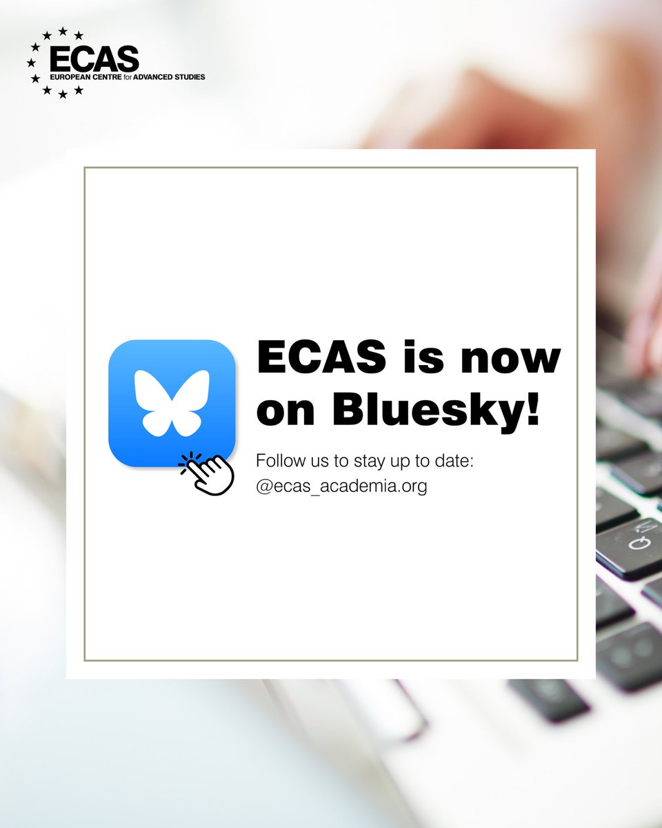 European Centre for Advanced Studies (@ecas_academia) on Twitter photo After careful consideration, we have decided to discontinue our activity on Platform X for the time being. However, we are thrilled to announce our transition to BlueSky! 
We invite you to join us there for the latest updates, meaningful discussions, and more: <a href="/ecas/">ecas</a>-academia.org After careful consideration, we have decided to discontinue our activity on Platform X for the time being. However, we are thrilled to announce our transition to BlueSky! 
We invite you to join us there for the latest updates, meaningful discussions, and more: <a href="/ecas/">ecas</a>-academia.org