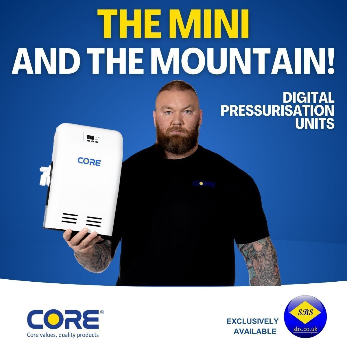 𝐓𝐡𝐞 𝐂𝐎𝐑𝐄 𝐌𝐢𝐧𝐢 𝐏𝐫𝐞𝐬𝐬 𝐔𝐧𝐢𝐭 is suitable for maintaining pressure in large domestic and small commercial sealed heating systems, chilled water systems, refrigeration units and industrial cooling systems.

More info 👉 sbscore.co.uk/products/pumps…