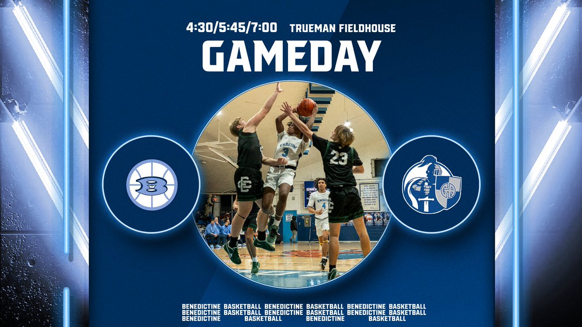 Benedictine Sports (@bene_athletics) on Twitter photo Looking to extend the home winning streak to 5.
<a href="/CBHSHoops/">Benedictine Basketball</a>
๐: <a href="/GALancerBoysBB/">GA Boys Basketball</a>
โฐ: 4:30/5:45/7:00 PM
๐: Trueman Memorial Fieldhouse
๐: shorturl.at/TOUAI
๐บ: shorturl.at/ZnB8n
<a href="/GALancerAD/">Gilmour Athletics</a>
Let's go Bengals! Looking to extend the home winning streak to 5.
<a href="/CBHSHoops/">Benedictine Basketball</a>
๐: <a href="/GALancerBoysBB/">GA Boys Basketball</a>
โฐ: 4:30/5:45/7:00 PM
๐: Trueman Memorial Fieldhouse
๐: shorturl.at/TOUAI
๐บ: shorturl.at/ZnB8n
<a href="/GALancerAD/">Gilmour Athletics</a>
Let's go Bengals!