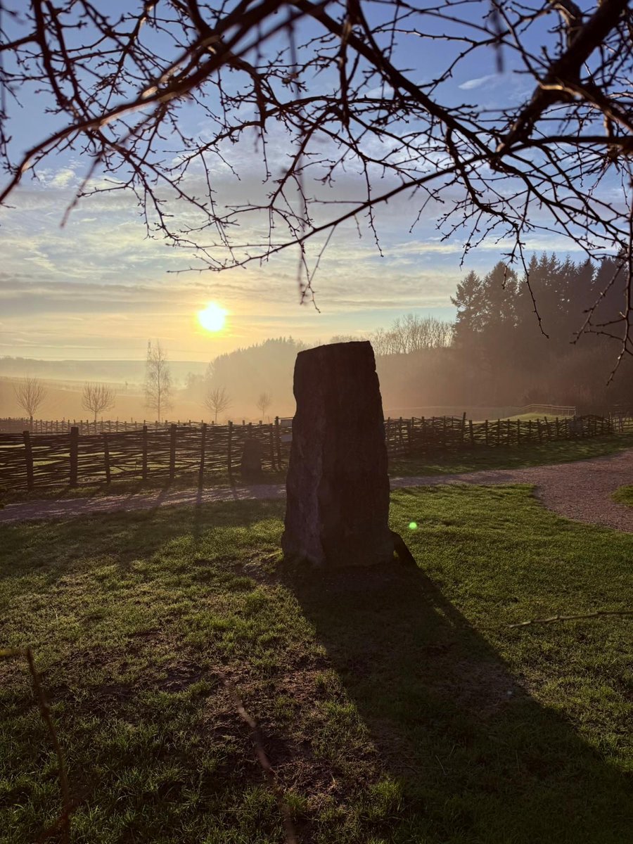 Winter mornings in the ancient past... Despite everything, your ancestors would recognise this view.