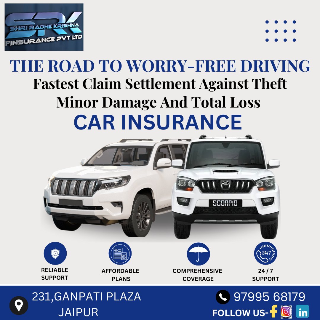srkfinsurance's tweet image. 📷 The Road to Worry-Free Driving! 
#WorryFreeDriving #FastClaimSettlement #TheftProtection #MinorDamage #TotalLoss #InsuranceBenefits #DriveSmart #CarProtection #PeaceOfMind #AutoInsurance #InsuranceSolutions #DriveWithConfidence  #trendingpost #car #new #srk #srkfinsurance
