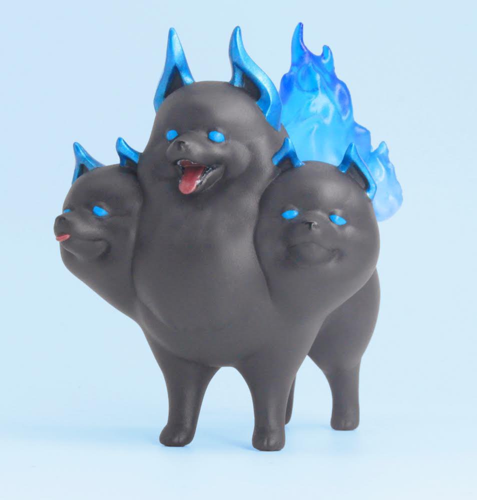 mrt_polyester's tweet image. ハデスに仕える冥界の番犬
「ケルベロス」。
その犬種が
もしもポメラニアンだったら、、
ということで、
🔵「冥犬 ポメベロス」🟣
紫炎カラーは
体の色もほんのり紫
#ポメラニアン #ケルベロス
#ワンフェス
#ワンフェス2025冬
#ワンフェス2025w