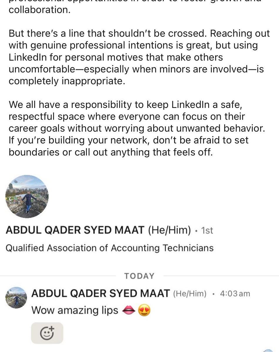 elenasx__'s tweet photo. Getting baited on LinkedIn is crazy 💀 https://t.co/6k3G6ynjDr
