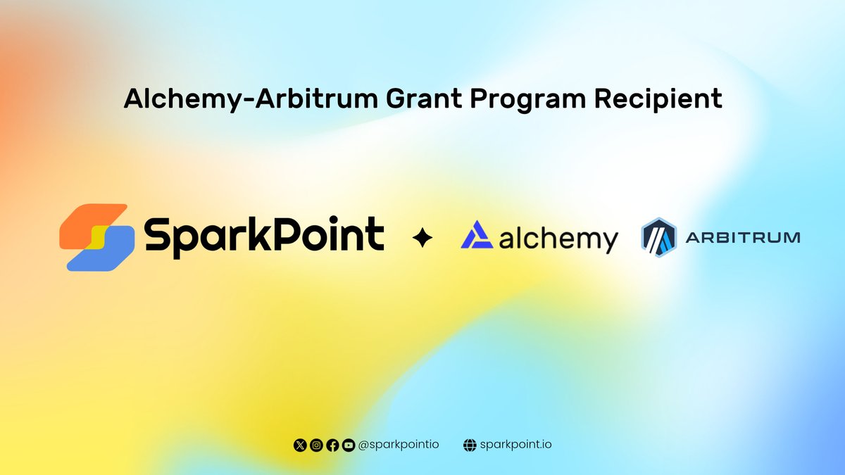 We are thrilled to announce that SparkPoint has received an Arbitrum Orbit Grant from <a href="/Alchemy/">Alchemy</a>! 🎉

We're embarking on a groundbreaking journey to revolutionize decentralized AI by building SparkAgent, an AI agent launchpad, and the SparkPoint network.

This grant empowers us to