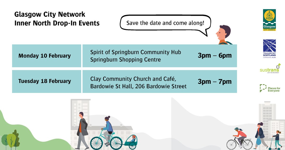After consulting on our City Network, we’ve proposed additional active travel routes for the Inner North, and alternatives for the South. 

Learn more about the Inner North routes at an info event or share feedback about both areas via our Story Map.

👉 storymaps.arcgis.com/stories/dbe98c…