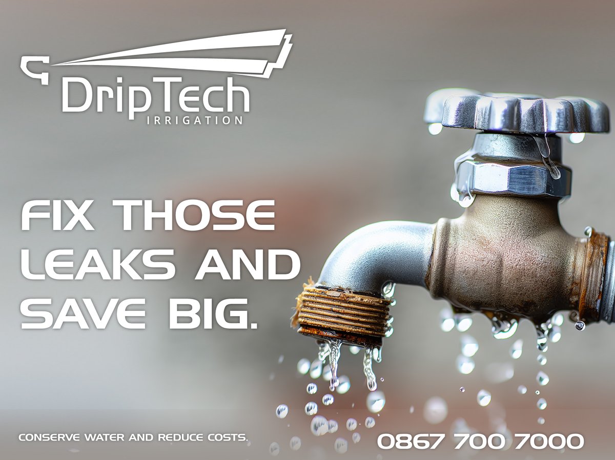 DriptechI's tweet image. Fix Those Leaks and Save Big

A leaky tap can waste litres of water—every drop counts, especially during dry spells

Check your taps regularly and fix leaks to save water and cut costs.

What&apos;s your best water-saving tip? 

Share in the comments for a chance to win a $5 voucher!