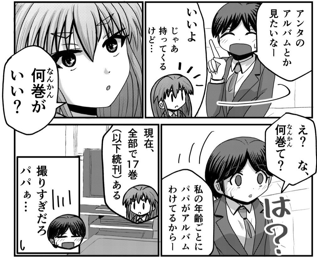 遊びに来た友だちがアルバムを見たいと言い出した。 