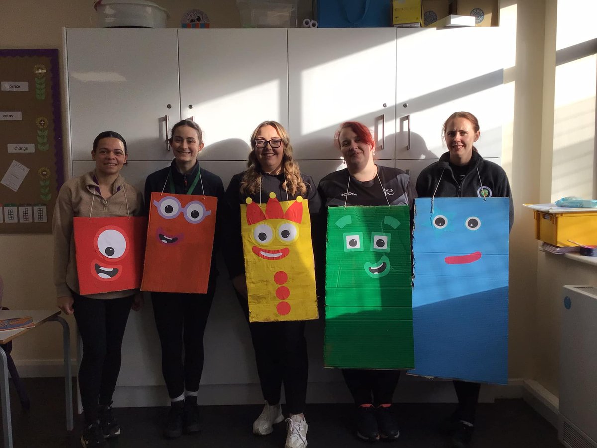 A fantastic effort has been made for todays <a href="/NSPCC/">NSPCC</a>  number day. Well done to everyone who has taken part.
Each class has been given a number, they have to display their number, the class displaying their number the most creatively will win a prize.