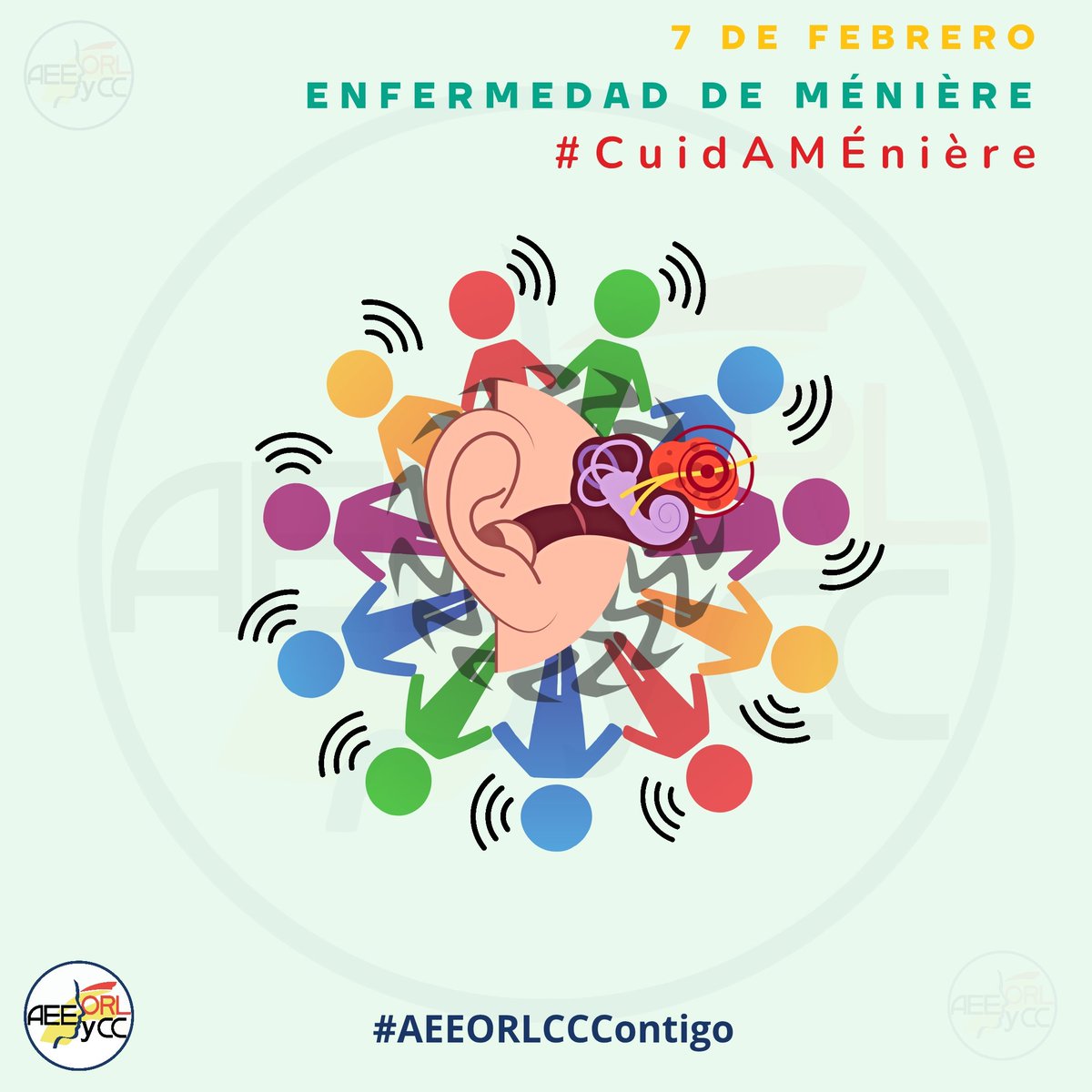 #CuidAMÉnière 
#7Febrero Día de concienciación Enf de Ménière, poco frecuente pero muy discapacitante.
En <a href="/aeeorlcc/">AEEORLCC</a> iniciamos este 2025 la campaña #CuidAménière: 12 meses 12 claves sobre Ménière 
Atentos!
¡Esta tarde publicamos infografía! 
Síguenos te en
instagram.com/p/DFxS1gGNrqH/…