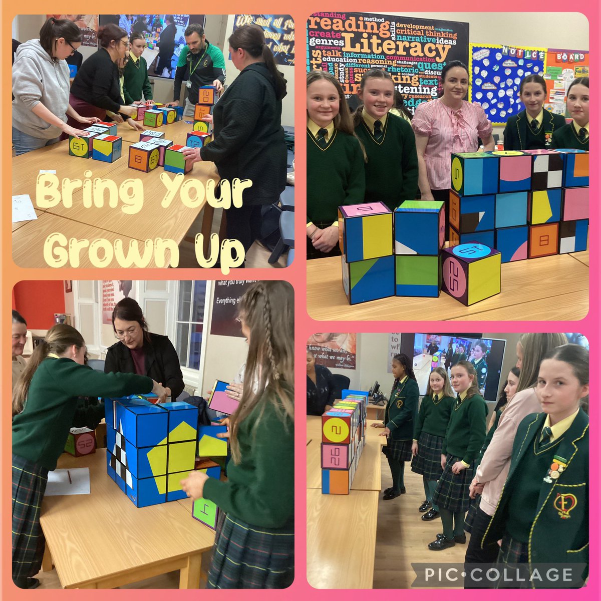Some of the fun our pupils and parents have had the last few weeks as part of the Bring Your Grown Up initiative! #Izak9 #MathsIsFun #FamilyLearning 🧮🧩🏅🔢