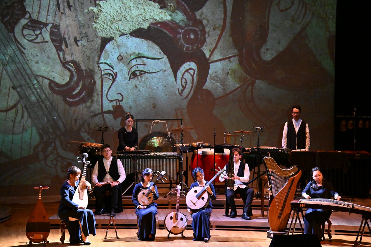 Join us for an unforgettable evening of music with the Hong Kong Gaudeamus Dunhuang Ensemble. This performance on Friday February 21, will bring to life compositions inspired by relics found in Dunhuang. Tickets are available here: 
bit.ly/4hQqa3L