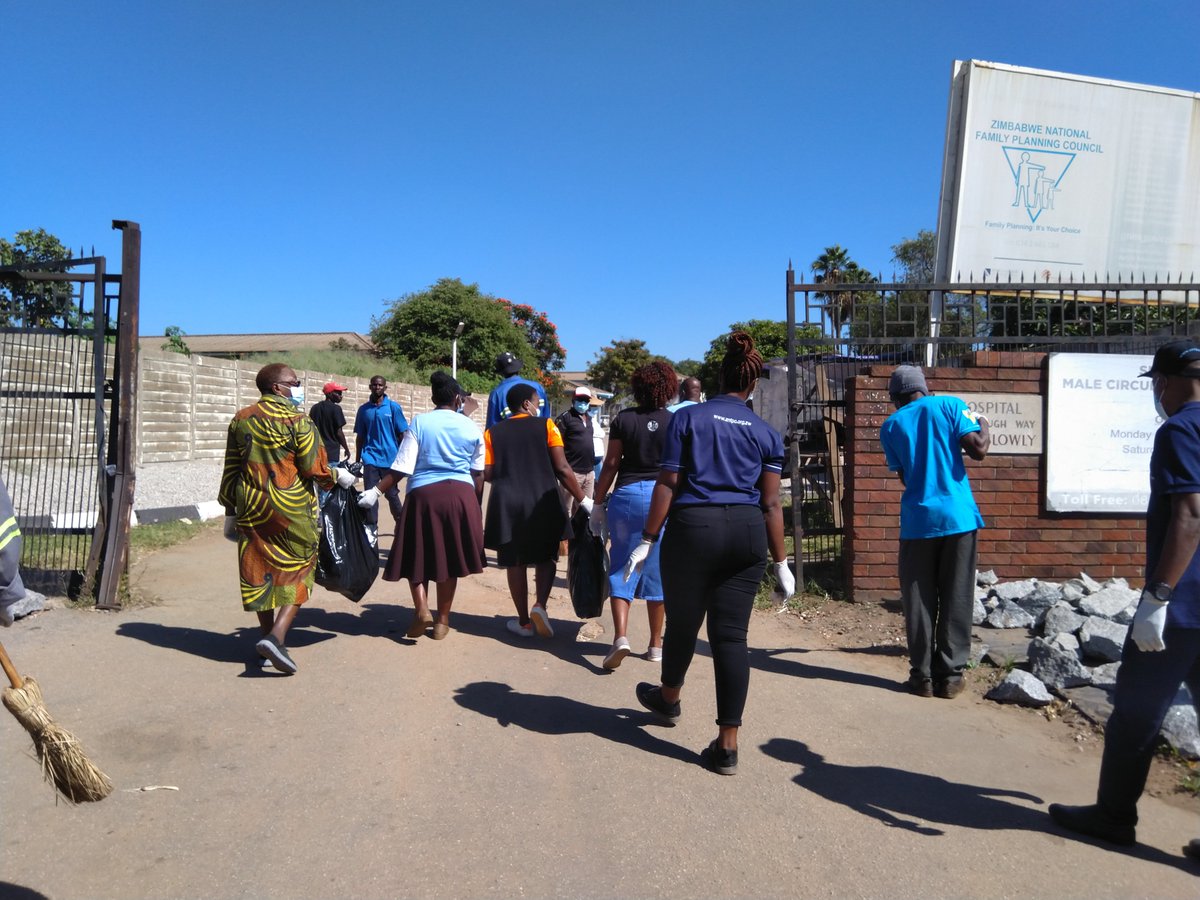 ZNFPC engages in the National Clean-up Campaign on the first Friday of the month of February.