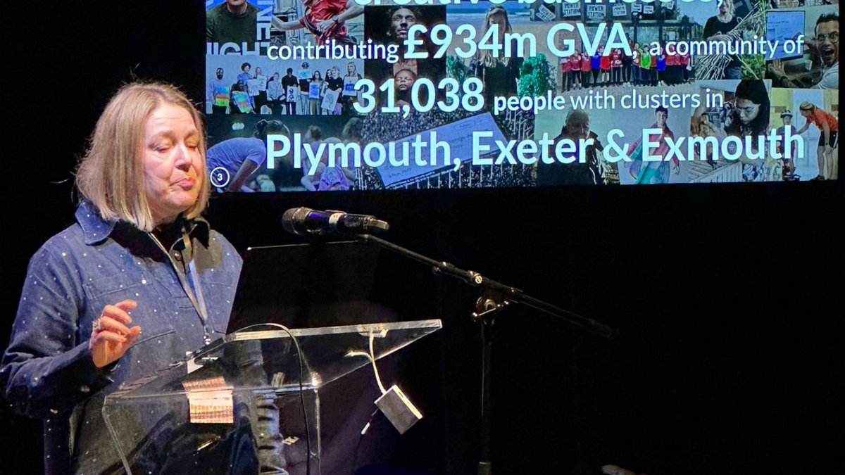 Chamber_Devon's tweet photo. Excited to be exhibiting today at the Big Creative UK Summit with @WeAreCreativeUK at @PlymUni and @artsuniplym 🎨
A fantastic turnout to celebrate the creativity in the South West and its ability to drive innovation and growth across sectors.
#CreativeUK #CreativeSummit2025 https://t.co/kdHvwwRzRl