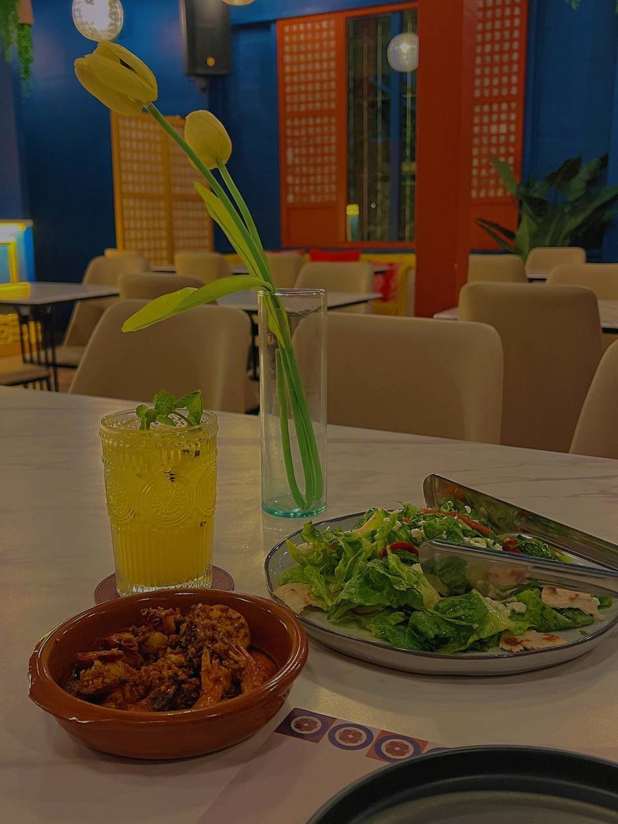 Newly opened restaurant～ 🇪🇸🦐🌶️🥬❤️