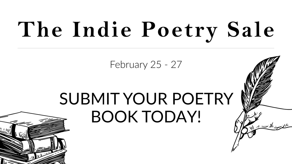 I'm all about supporting my fellow authors, but I can't buy lots of books right now (no job, no steady income, and lots of bills). 

What I can do is host the upcoming Indie Poetry Sale to support poets, but I need a few more books to make it happen. You'll find the submission