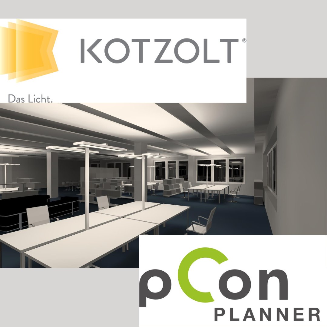 Kotzolt goes <a href="/pCon_solutions/">pCon_solutions</a> 

Ab sofort für alle Inneneinrichter und Planer für Büro und moderne Arbeitswelten:

Wir sind mit unseren Stehleuchten Serien Planus und Skylite im pCon Planner verfügbar.

 Mehr unter:
kotzolt.com/service