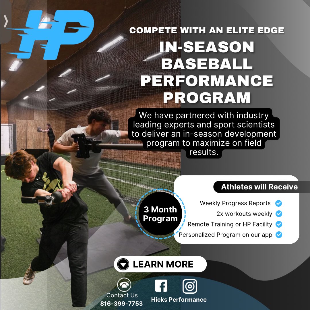 For all baseball players of all ages and skill level. DM if interested!