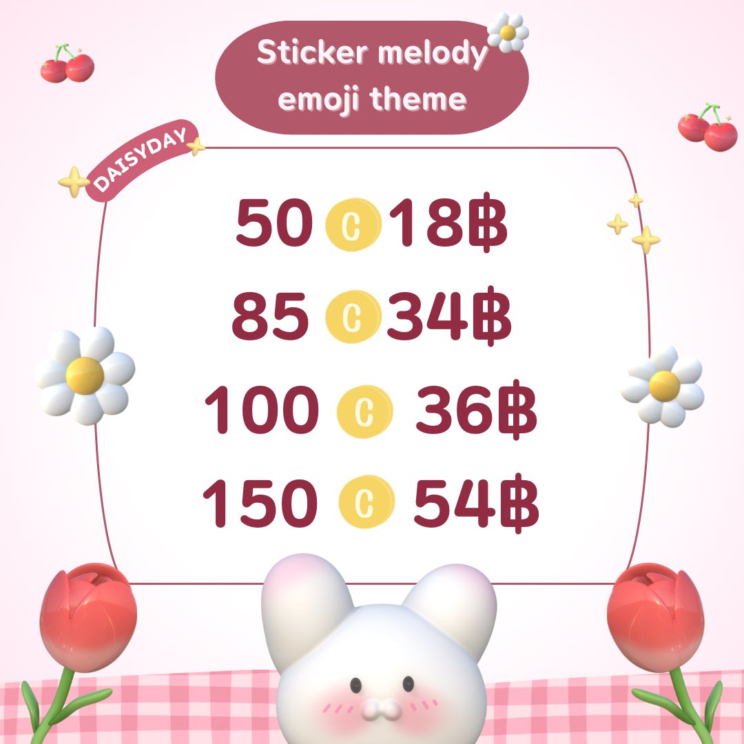 kundaisy_'s tweet photo. ✿ sticker melody emoji theme ✿

50c — 18b
85c — 34b 
100c — 36b
150c — 54b

🛒พร้อมส่ง ส่งไว 3oo% 
💭สามารถฝากข้อความได้งับ
꒰ มีบัตรสะสมแต้ม📓꒱

#สติ๊กเกอร์ไลน์ #สติกเกอร์ไลน์ #ธีมไลน์ #เมโลดี้ไลน์ #สติกเกอร์ไลน์ราคาถูก #ธีมไลน์ราคาถูก #สติ๊กเกอร์ไลน์ราคาถูก #สตกไลน์ 🐝 https://t.co/SZnvbhAca4