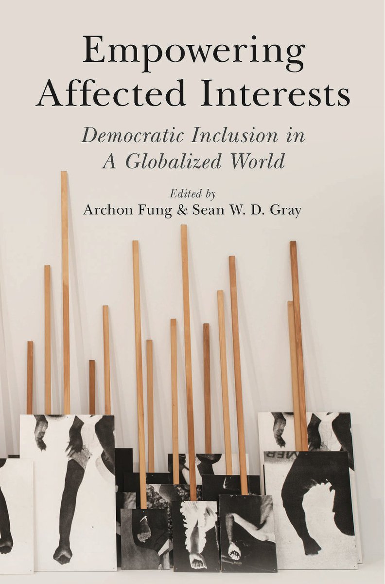 A new book edited by <a href="/Arfung/">Archon Fung</a> and Gray - published by <a href="/CUP_PoliSci/">Cambridge University Press - Politics</a> - that revisits a classic issue in democratic theory: that all those affected by a collective decision should have a say in making that decision.

Open access: cambridge.org/core/services/…