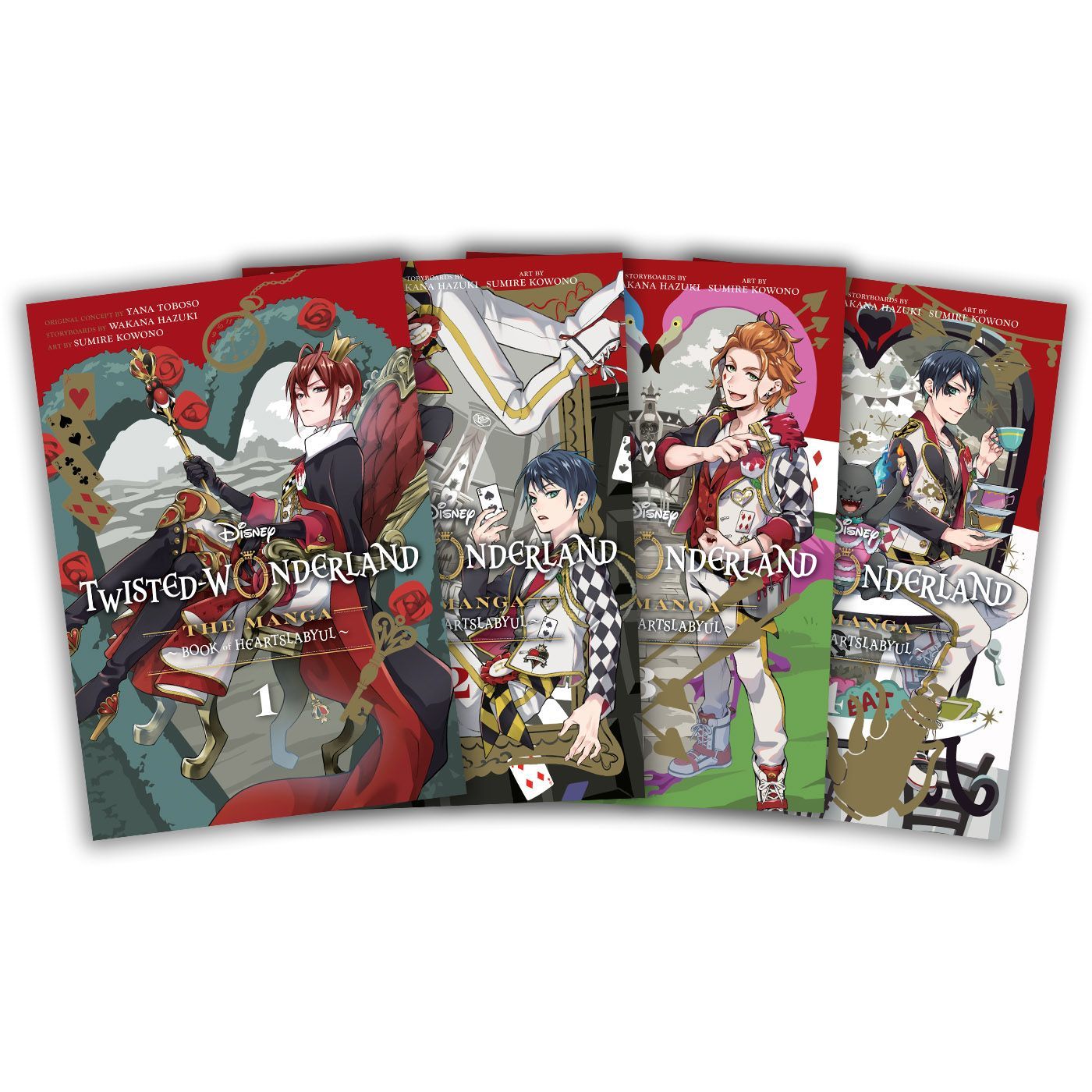 Disney Twisted-Wonderland Book of Heartslabyul Complete Box Set visual