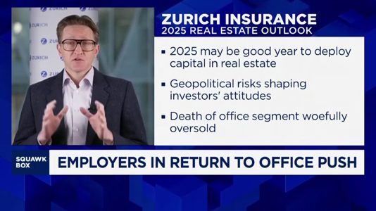A special thanks to <a href="/CNBC/">CNBC</a> hosts Stephen Sedgwick and <a href="/cnbcKaren/">Karen Tso</a> for having our Global Head of Real Estate Research &amp; Strategy, Andrew Angeli, discuss our #realestate outlook for 2025.
 
➡️cnbc.com/video/2025/02/…