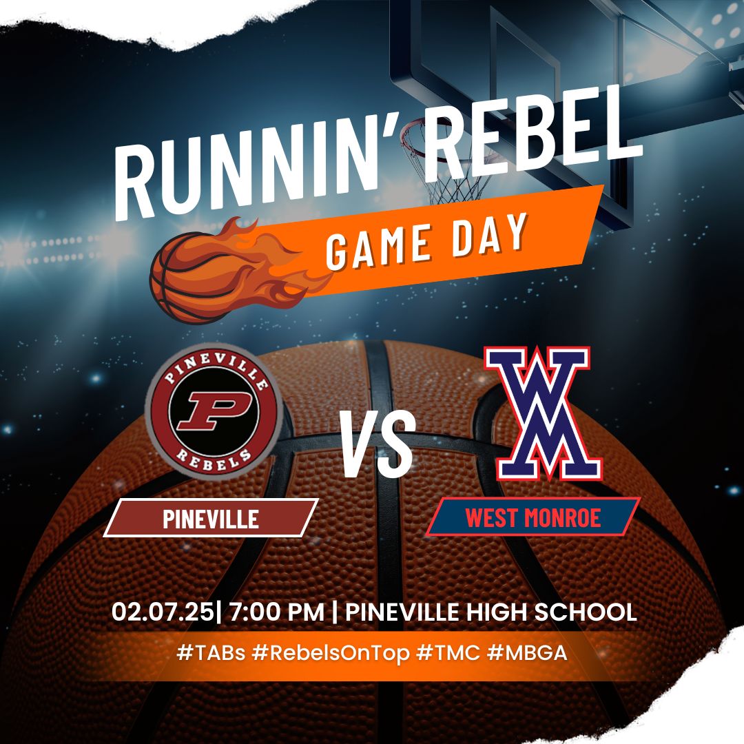 PHSRebelHoops's tweet image. Battle of the Rebels tonight at Pineville. Come out and support.
VG tip at 5:30pm
VB tip at 7:00pm
#TMC #MBGA