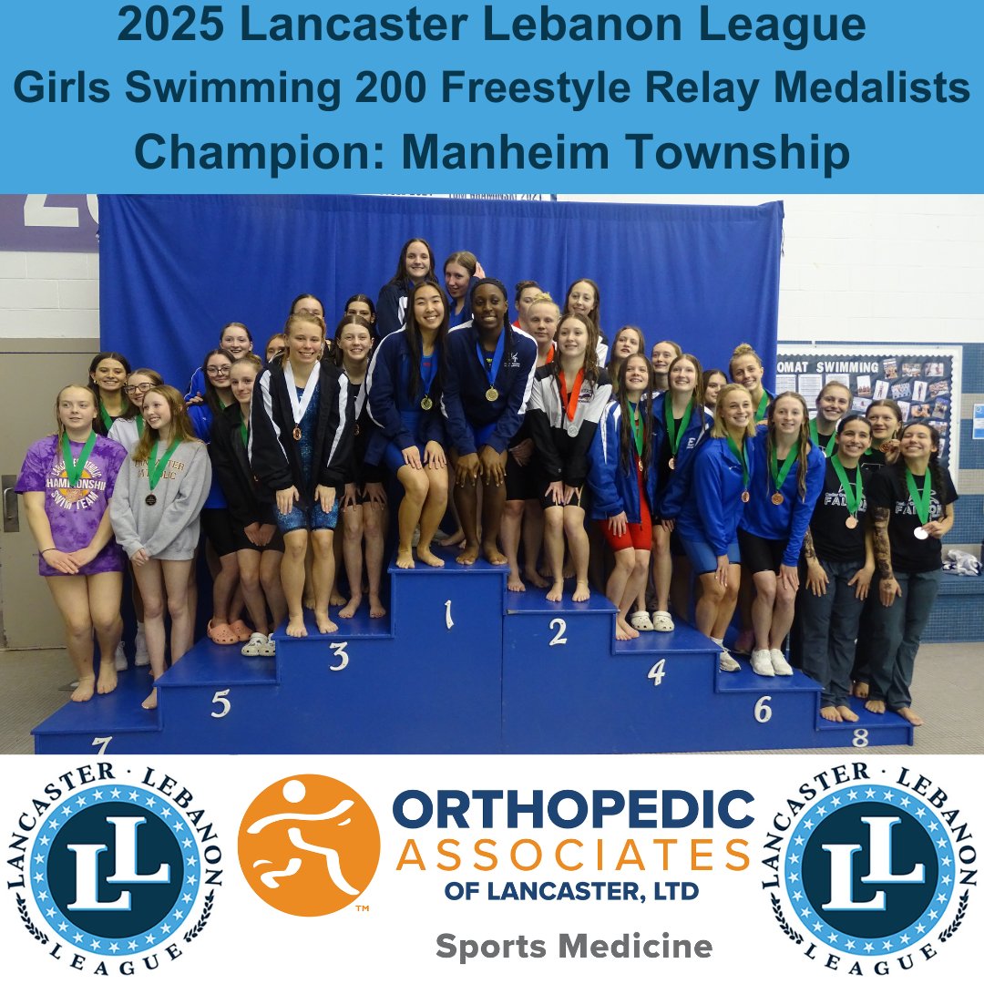 Wrapping up swimming medalists from day 1 at the LL League Swimming Championships sponsored by
<a href="/OrthoAssocLanca/">OAL</a>