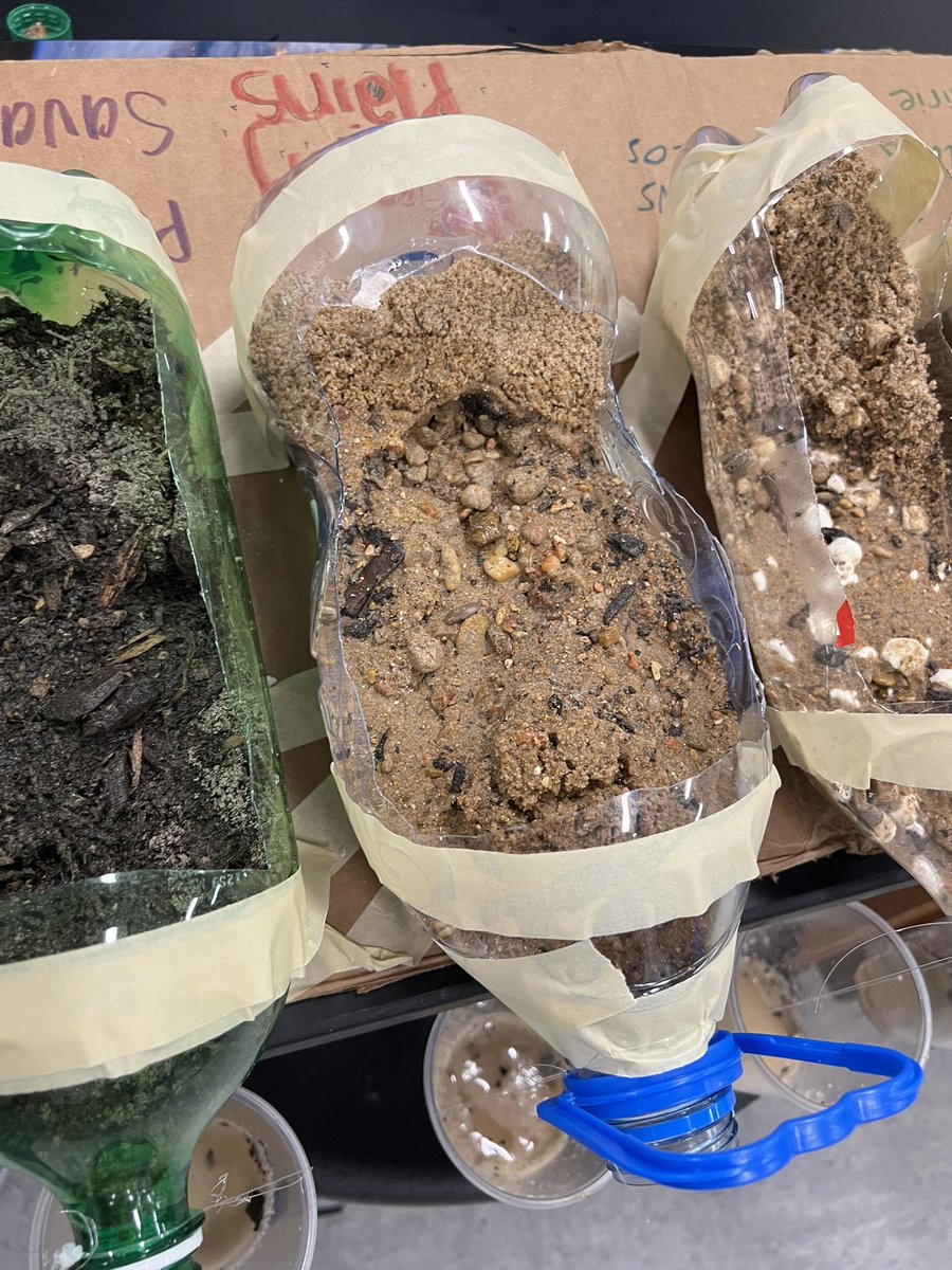 TX eco-region soil erosion testing today in Earth Systems. #BeCurious <a href="/langhamcreekhs/">Langham Creek High</a> <a href="/jgricketts/">Jamie G. Ricketts</a>