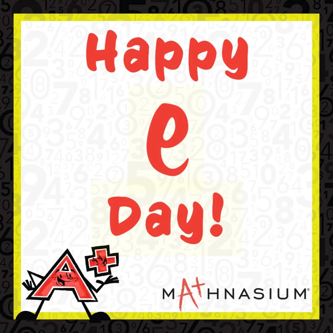 Happy mathematical constant #eDay! It’s the day when we celebrate Euler's number, which has special properties useful in calculus and in applications such as exponential growth and continuous compounding. Hurray for the all-powerful “e”! 🥳 #Mathnasium #EulerNumber