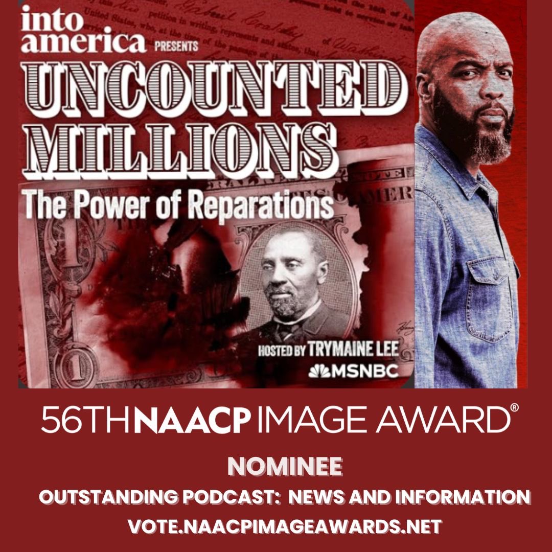 Hey, good people! Today is the final day to vote for Into America for an NAACP Image Award! Vote now 🙏🏽! 

Go to vote.naacpimageawards.net and then to Outstanding Podcast -> News and Information 

Let’s bring this one home!