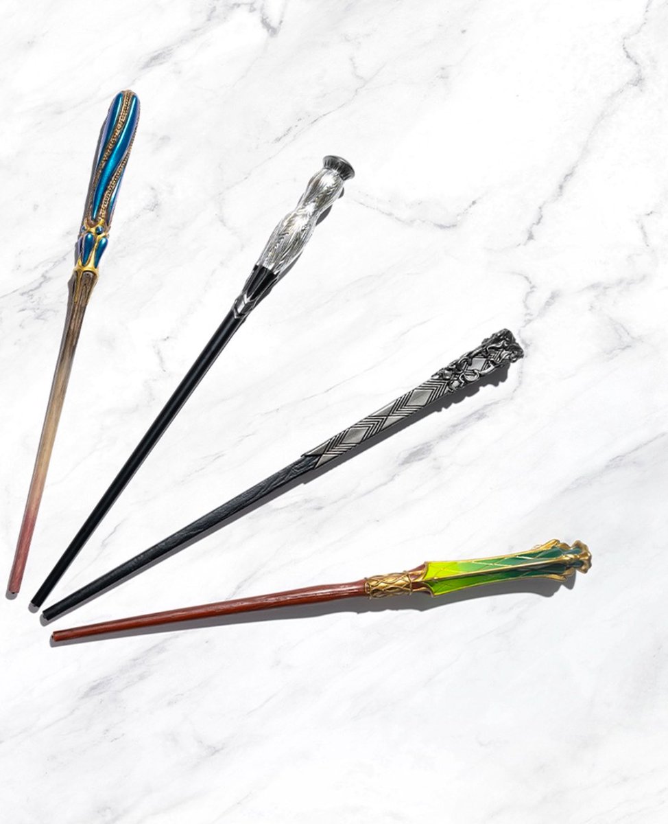 New interactive wands are coming to Universal Epic Universe on May 22, 2025. 

Shop these Parisian inspired wands at Cosme Acajor in Place Cachée. 🪄