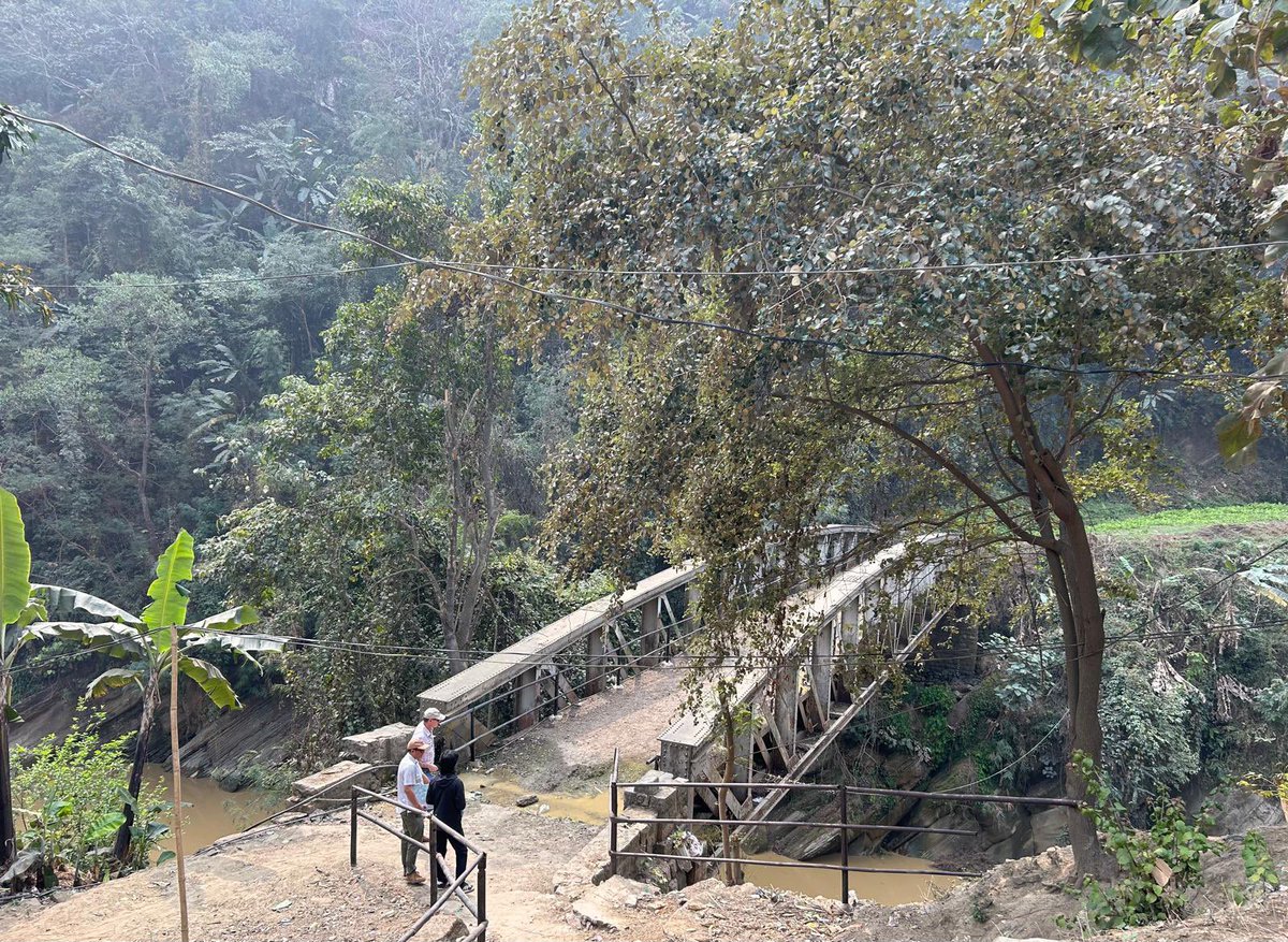 Not a Bailey bridge but fascinating nevertheless. Every bullet &amp; tin of bully heading into Manipur by land from 1942 crossed this bridge at Nichugard, the entrance outside Dimapur to the Naga Hills. Along this artery flowed the entire blood supply of the 14th Army fighting the