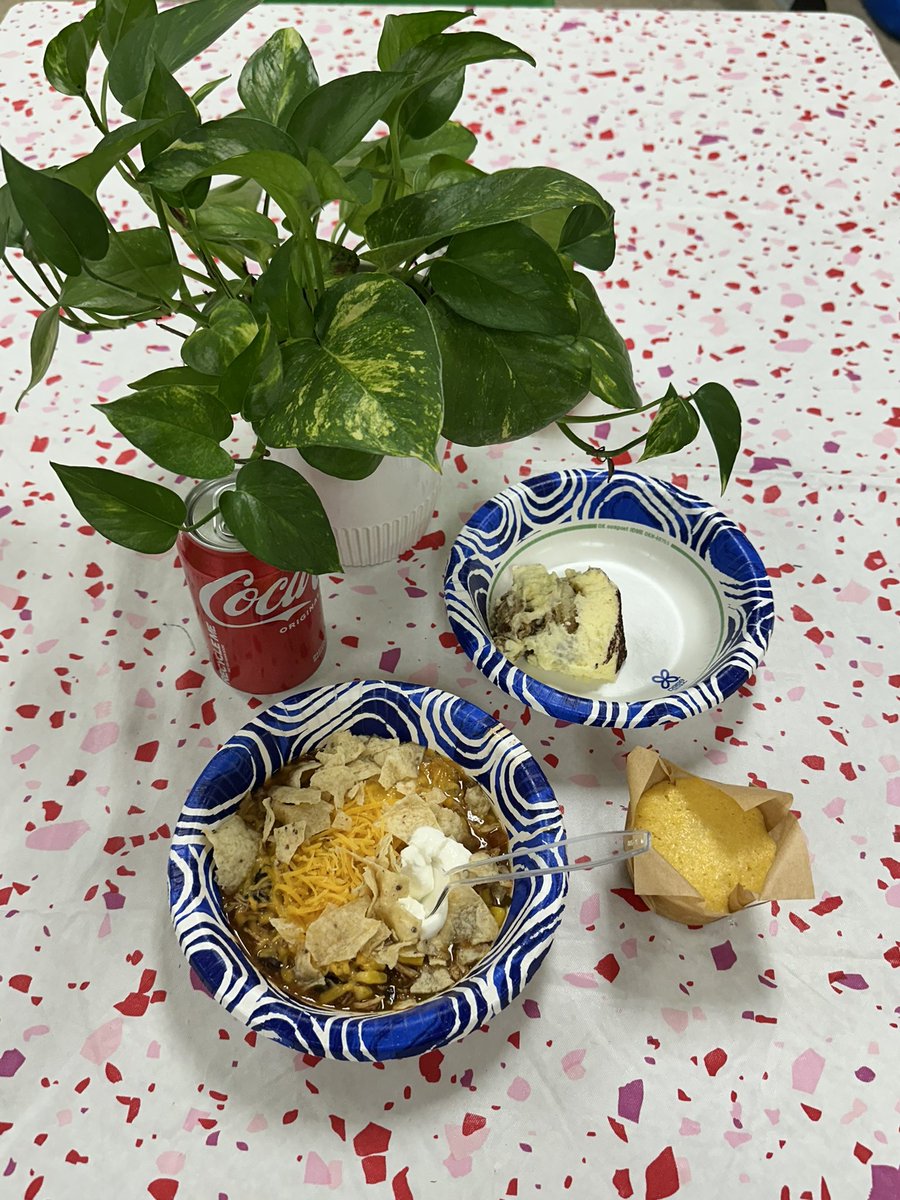 Amy Spencer (@mrsamyspencer) on Twitter photo 🥣🏈🍜 Souper Bowl! 🥣🏈🍜
Feeling spoiled from our <a href="/PotSpring_PTA/">Pot Spring PTA</a> and <a href="/PotSpringEl/">Pot Spring</a> community! Thank you for a delicious lunch!
<a href="/JMartinPSES/">Jane Martin</a> <a href="/Tommy_Fare/">Tommy Fare</a> 🥣🏈🍜 Souper Bowl! 🥣🏈🍜
Feeling spoiled from our <a href="/PotSpring_PTA/">Pot Spring PTA</a> and <a href="/PotSpringEl/">Pot Spring</a> community! Thank you for a delicious lunch!
<a href="/JMartinPSES/">Jane Martin</a> <a href="/Tommy_Fare/">Tommy Fare</a>