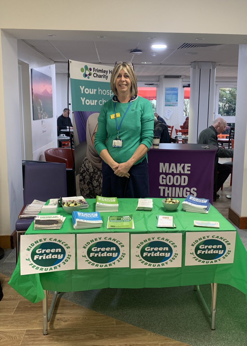 Jo Oakley (@jooakley222) on Twitter photo Supporting Kidney Cancer Awareness Week at Frimley Park Hospital today <a href="/kidneycanceruk/">Kidney Cancer UK</a> <a href="/FrimleyRCC/">Frimley Renal Cancer Centre</a> Supporting Kidney Cancer Awareness Week at Frimley Park Hospital today <a href="/kidneycanceruk/">Kidney Cancer UK</a> <a href="/FrimleyRCC/">Frimley Renal Cancer Centre</a>