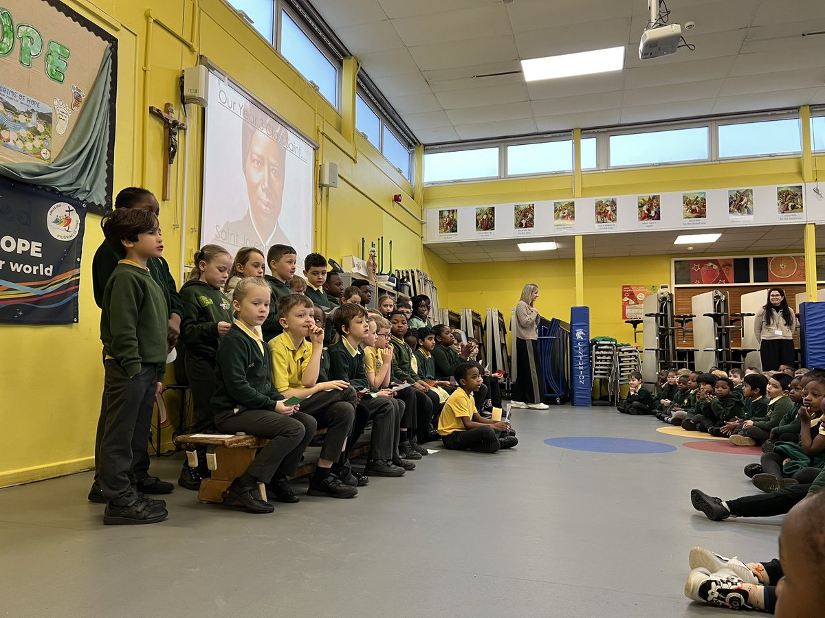stmichaelswales's tweet photo. Year 3 opened our #PraiseAssembly this morning with a celebration of their class saint, #JosephineBakhita ahead of Her feast day tomorrow.
Our mission is to forgive, be a good person and know that we are blessed to be a Child of God. @CathEdService ππ https://t.co/EpjCpv8M3n