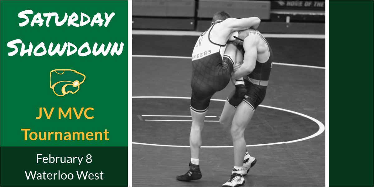 🐾 Kennedy Cougars JV Wrestling – MVC Meet Tomorrow! 🤼‍♂️🔥
🚨 Our JV Cougars hit the mat Saturday, Feb 8 at Waterloo West for the MVC Wrestling Meet! 💪🔥
📍 Waterloo West HS (425 E Ridgeway Ave, Waterloo, IA) ⏰ 9:00 AM 🎟 Tickets at the door
Let’s cheer on our Cougars! 🐾💚