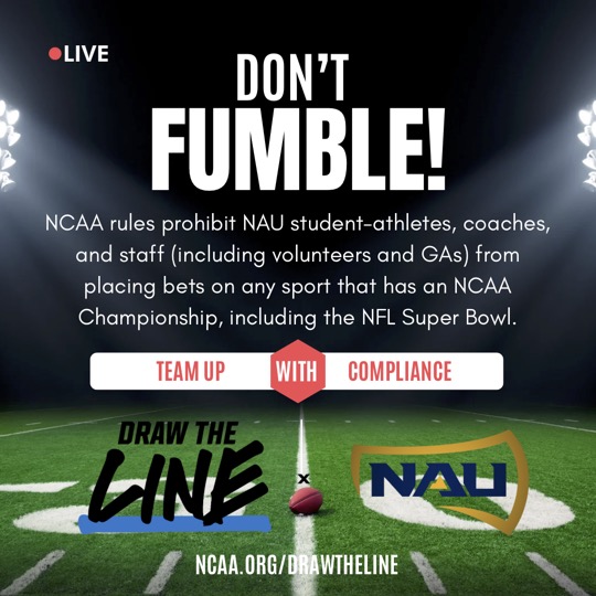 While sports betting is legal in Arizona, the NCAA does not allow coaches, staff, or student-athletes to place bets on amateur, collegiate, or professional events for sports with NCAA championships. 
This includes buy-in fantasy leagues, Super Bowl squares, online wagering, etc.