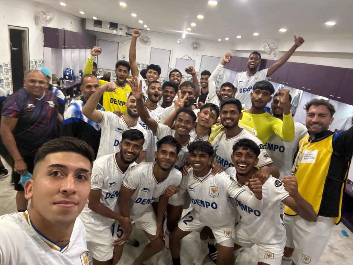 Dempo defeated Inter Kashi 2-0 in the I-League today,But beyond the result,one moment stood out Dempo defender Ali played despite losing his father yesterday.His dedication,character,and love for football are truly inspiring.Players like him keep the game's spirit alive #Respect