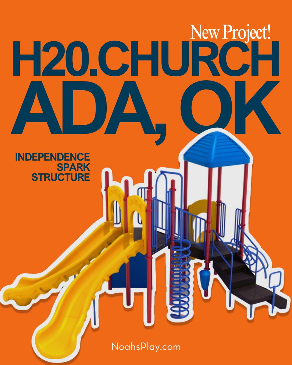 Congratulations to H20.Church on their new Independence Spark Structure! 🎊

#NoahsParkAndplaygrounds #ChurchPlaygrounds #CommercialPlaygrounds
