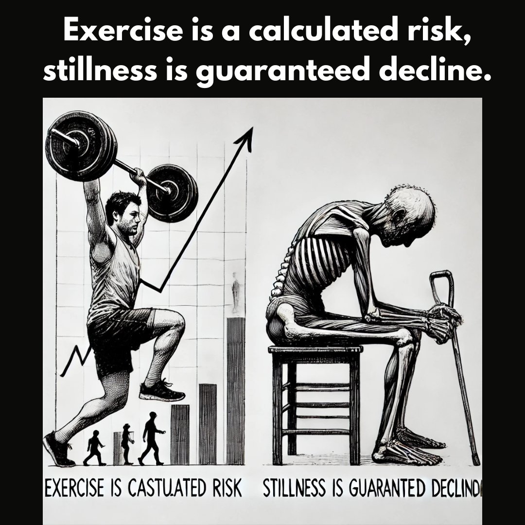 hjluks's tweet photo. Yes... what we eat matters.  But how much you exercise is very likely to matter more. https://t.co/FYSNWyGC54