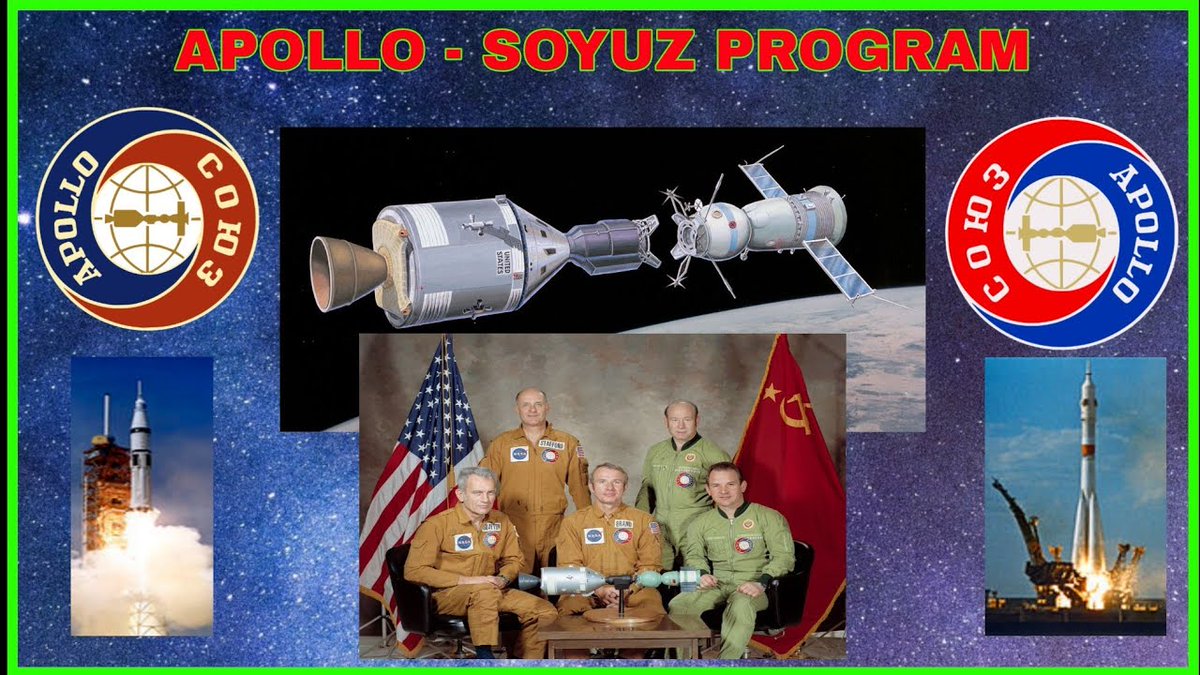SpaceRocketHist's tweet photo. Space Rocket History #457 – Apollo-Soyuz Test Project - Soviet Concerns with Apollo
https://t.co/BMQjQLzmtF
The Soviet's concern, regarding the potential impact of Apollo's Command Module Reaction Control System thrusters on the Soyuz during docking,traced back to a Skylab film. https://t.co/ielGFlqkIt