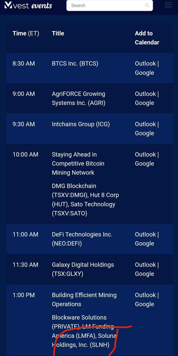 $SLNH presenting at Maxim 2025 Digital Assets Conference Wednesday Feb 12th

$ltry $cdt $mgol $gsiw $pmax