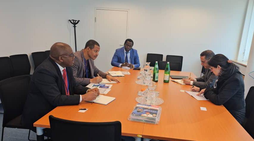 CSSTE (@csste3) on Twitter photo Today, Friday 7th February 2025, the DG/CEO, Dr. Mathew Olumide Adepoju, ably represented by Dr. Godstime James, held a meeting with UNOOSA Director, Ms. Aarti Holla-Maini, at the sidelines of the 62nd session of STSC of COPUOS in Vienna <a href="/UN/">United Nations</a> <a href="/UNOOSA/">UNOOSA</a> <a href="/NASRDA_Official/">National Space Research and Development Agency</a> #Space Today, Friday 7th February 2025, the DG/CEO, Dr. Mathew Olumide Adepoju, ably represented by Dr. Godstime James, held a meeting with UNOOSA Director, Ms. Aarti Holla-Maini, at the sidelines of the 62nd session of STSC of COPUOS in Vienna <a href="/UN/">United Nations</a> <a href="/UNOOSA/">UNOOSA</a> <a href="/NASRDA_Official/">National Space Research and Development Agency</a> #Space