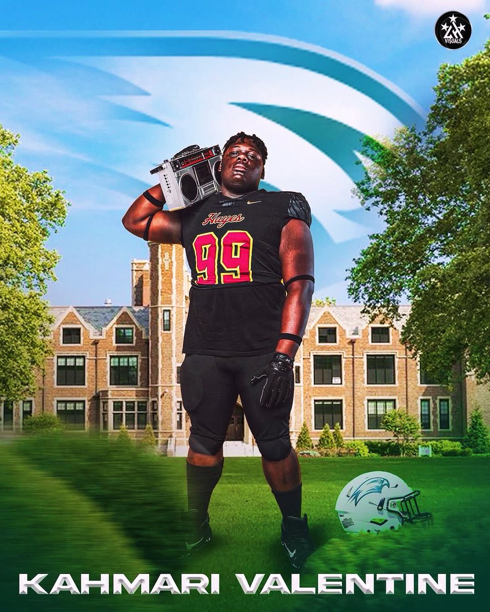 Kahmari โ Maddogโ Valentine (@kahmarivalenti2) on Twitter photo Blessed to announce my commitment to Wagner College ๐ขโช๏ธ
<a href="/CardinalHayesFB/">Cardinal Hayes Football</a>
<a href="/Wagner_Football/">Wagner College Football</a>
@BXCoachEd
<a href="/COACH_ONEIL/">HAYES FOOTBALL</a>
<a href="/CoachJFigueroa/">Jay Figueroa</a> Blessed to announce my commitment to Wagner College ๐ขโช๏ธ
<a href="/CardinalHayesFB/">Cardinal Hayes Football</a>
<a href="/Wagner_Football/">Wagner College Football</a>
@BXCoachEd
<a href="/COACH_ONEIL/">HAYES FOOTBALL</a>
<a href="/CoachJFigueroa/">Jay Figueroa</a>