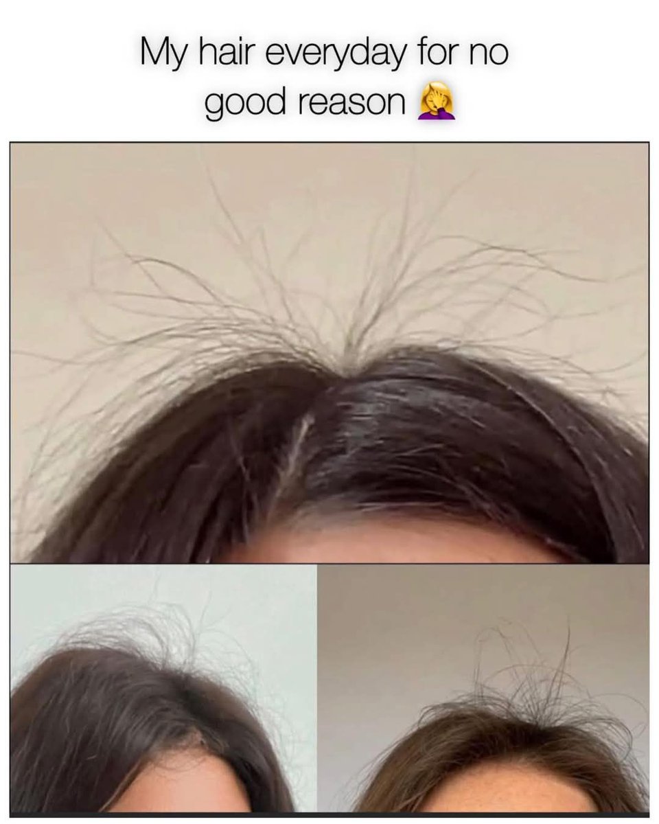 I call it bed hair