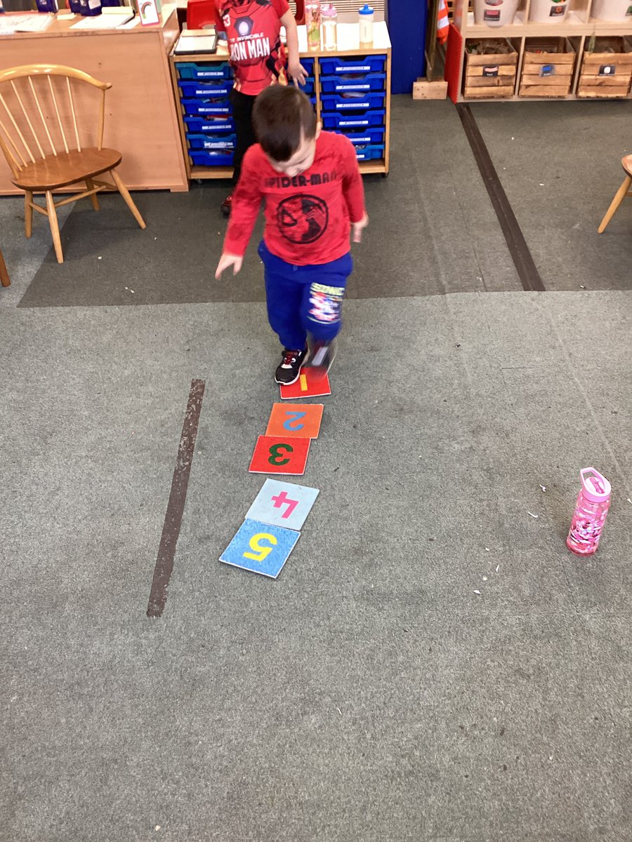 Very enthusiastic counting for number day!